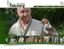 Tablet Screenshot of eastcoastfalconry.com